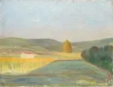 Giuseppe Cesetti, Landscape, Signature bottom right.