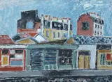 Orfeo Tamburi, Paris, oil on canvas applied on board