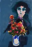 Renato Borsato, Figure with flower vase