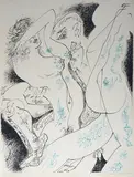 André Masson, Without title, Signature bottom right; print run bottom left.