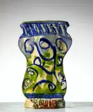 Single vase by Betty Woodman, 1984, Terraglia smaltata, offered Feb 2024