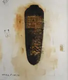 Piero Pizzi Cannella, Chinese shadow, 2008, Signature and title lower left. The work is registered in the General Archive of the Opera of Piero Pizzi Cannella