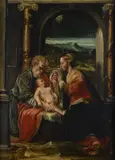 Girolamo Mazzola Bedoli, Sacra Famiglia