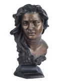Vincenzo Gemito, Female bust, Bronze sculpture