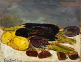 Giovanni Bartolena, Still life, Sign at the bottom to the left.