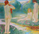 Ludolf Verworner, Three women with poppies