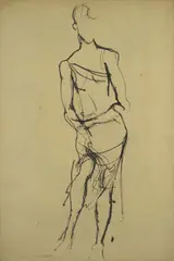 Ernesto Treccani, Without title, Signature bottom left. Author's authentication on photo.