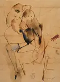 Alberto Manfredi, Sitting woman
