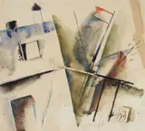 Alberto Manfredi, House and flag