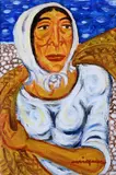 Giuseppe Migneco, Woman with net