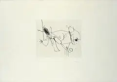 Afro Basaldella, Composition, Signature bottom right; print run bottom left.
