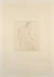 Figure by Lucio Fontana, Signature bottom right; print run bottom left., offered Dec 2023