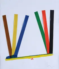 Without title by Aldo Mondino, Signature bottom left., offered Dec 2023