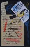 Giuseppe Chiari, Without title, Signature bottom center. Author's authentication on photo.