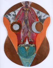 Tenacious plant by Bruno Ceccobelli, On the reverse: signature and title., offered Dec 2023