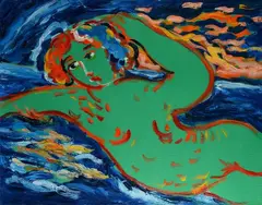 Without title by Mimmo Germana, 1988, On the reverse: signature, offered Dec 2023