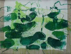 Giovanni Frangi, Ninjas, 2016, Signature bottom right. Author's authentication on photo.