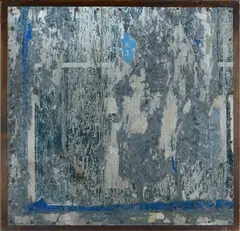 Without title by Raymond Hains, 1980, On the reverse: signature and date. Certificate of authenticity Contemporary Art Gallery Cidac Arte, offered Dec 2023