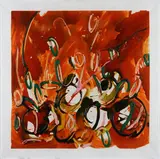 Unripe by Mario Schifano, On the reverse: signature. Provenance: Augusto Consorti Gallery, offered Dec 2023