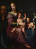 Pier Antonio Michi, Holy Family with Saint John, The attribution is confirmed verbally by Prof. Sandro Bellesi.