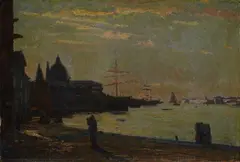 Giudecca by Beppe Ciardi, Signature bottom right. On the reverse: signature., offered Dec 2023