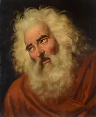 Profeta by Cesare Mussini, 1857, Sul verso: firma e data., offered Dec 2023