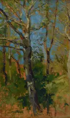 Trees by Luigi Gioli, Signature bottom right., offered Dec 2023