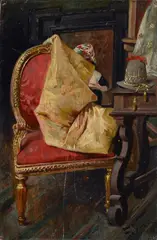 Vinea's studio by Francesco Vinea, Signature bottom right. Bibliography: Francesco Vinea, offered Dec 2023