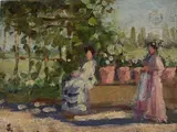 Silvestro Lega, Under the pergola