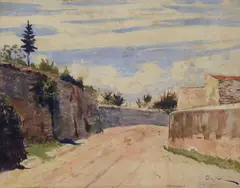 Via San Leonardo by Odoardo Borrani, offered Dec 2023