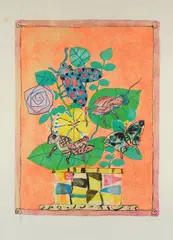 Fiori con insetti by Paul Augustin Aizpiri, offered Nov 2023