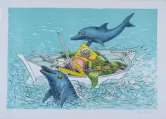 La rotta dei delfini by Aldo Turchiaro, offered Nov 2023