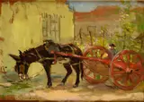 Giuseppe Comparini, Carretto con asino