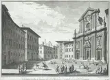 Giuseppe Zocchi, Veduta della Chiesa di S. Michele Bertelde De P.P. Teatini. T. X1