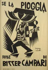 Fortunato Depero, Se la pioggia fosse di Bitter Campari