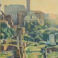 Il foro romano by Baccio Maria Bacci, 1963, offered Oct 2023