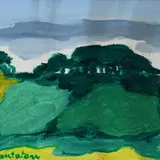 Paesaggio by Domenico Cantatore, offered Oct 2023