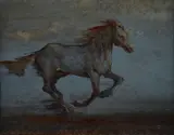 Colette Rosselli, Cavallo, Sigla in basso a destra.