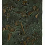 Composizione by Umberto Mastroianni, bassorilievo in bronze, offered Oct 2023