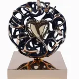 Gianfranco Meggiato, Sfera Cuore, 2020, Certificato di autenticità e archiviazione dell'autore.