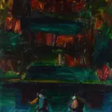 Ennio Morlotti, Lavandaie sull'Adda
