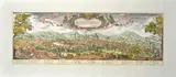 Valerio Spada, Veduta della città di Firenze dal muricciolo del prato dei Padri di San Francesco al Monte, Stampa acquerellata a mano