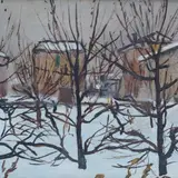 Galileo Gattabriga, Paesaggio innevato