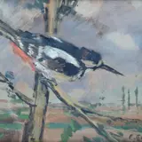 Galileo Gattabriga, Uccellino su un ramo, 1943
