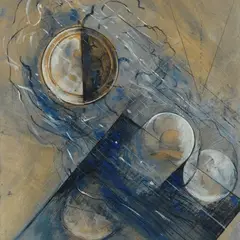 Without title by Gabriella Benedini, 1971, offered Jul 2023