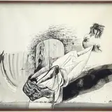 Giulio Ruffini, Warm wind in the house, 1970, Signature