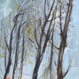 Lojze Spazzapan, Landscape with trees