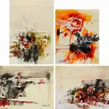 Sergio Saroni, Lot consisting of four works, 1957