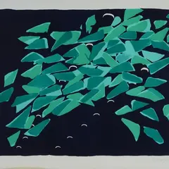 Titina Maselli, Trees in the night, 1979, Sign and date lower right; edition lower left.