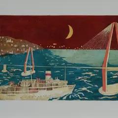 The bridge by Franco Gentilini, Sign lower right; edition lower left., offered Jul 2023